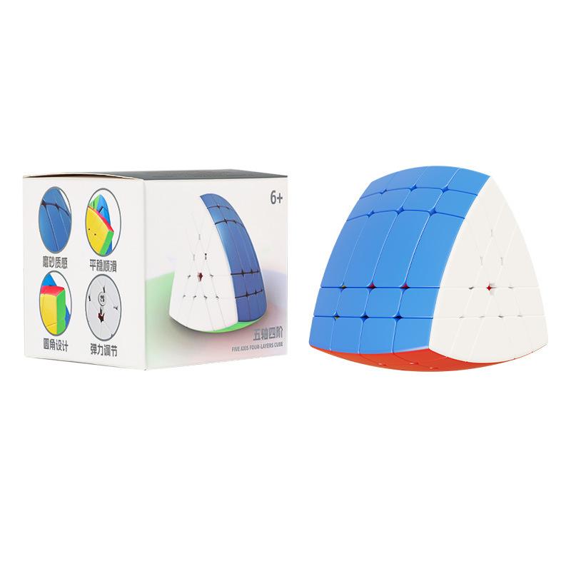 Five Axis 2 3 4 5 Layers Cube Magic Speed Cube Fidget Toys Five Axis 5-layer Pentahedron Cubo Magico Puzzle