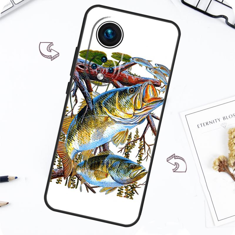 Чехол для рыбалки на басса для Honor Magic 7 5 6 Pro Honor 200 Pro X9b X9a X8b X8a X8 X9 X9c 50 70 90 Lite
