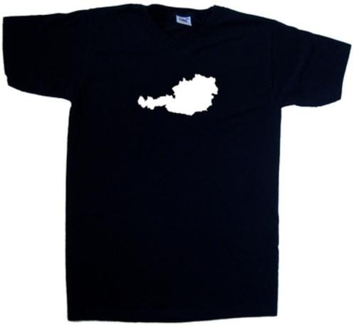 Austria Outline V-Neck T-Shirt
