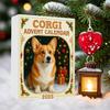 Адвент-календарь Coigi 2025, 24 дня до Рождества, с милыми мини-украшениями-корги, Рождественский набор украшений на тему собак для декора дома