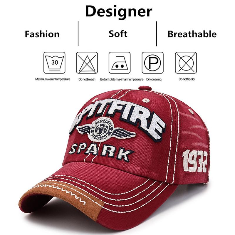 Мужская мода 1932 года, кепка с вышитыми буквами, кепки-кнопки унисекс, солнцезащитная кепка, женская регулируемая бейсболка в стиле хип-хоп, ковбойская шляпа