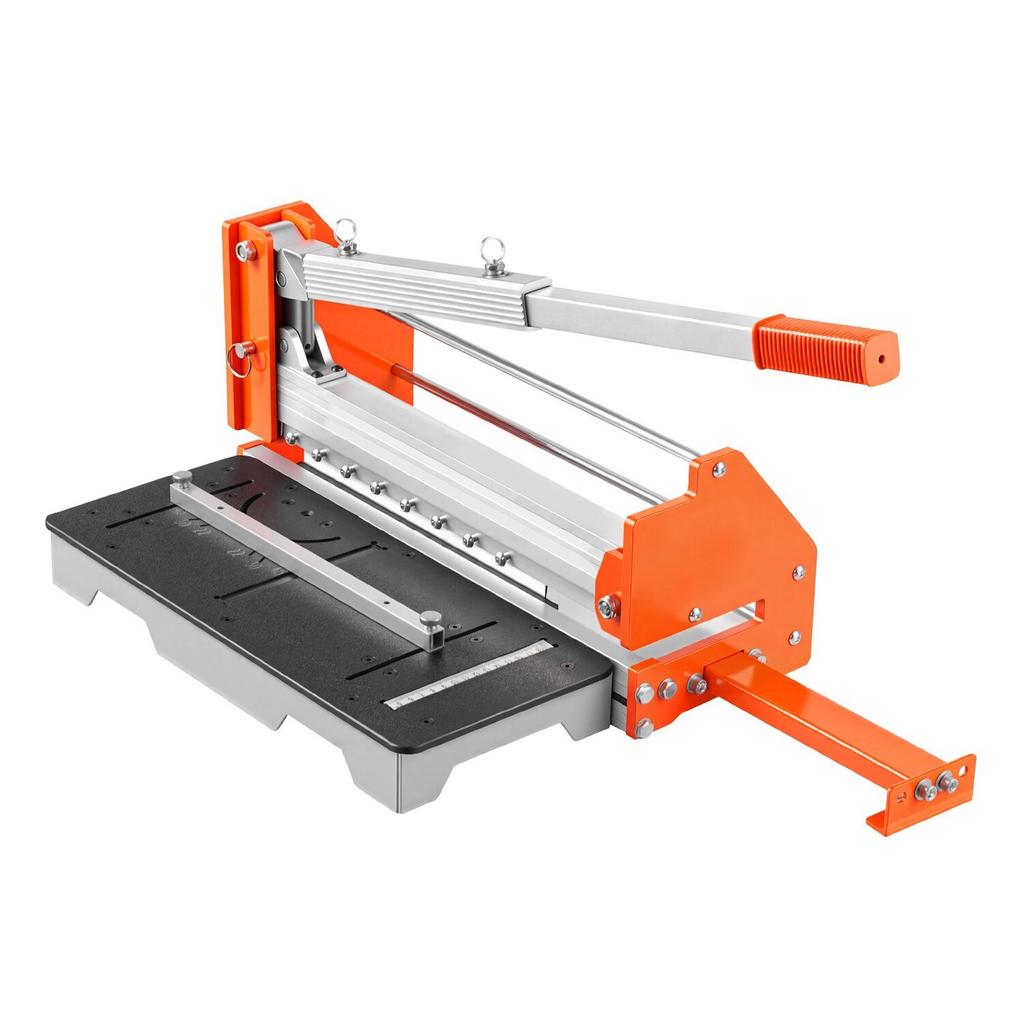 304.8mm Vinyl Floor Cutter, 16mm Thick Laminate Flooring Cutter with Upgraded Labor-Saving Aluminum-Alloy Lever, Telescoping Support Plate, Cuts