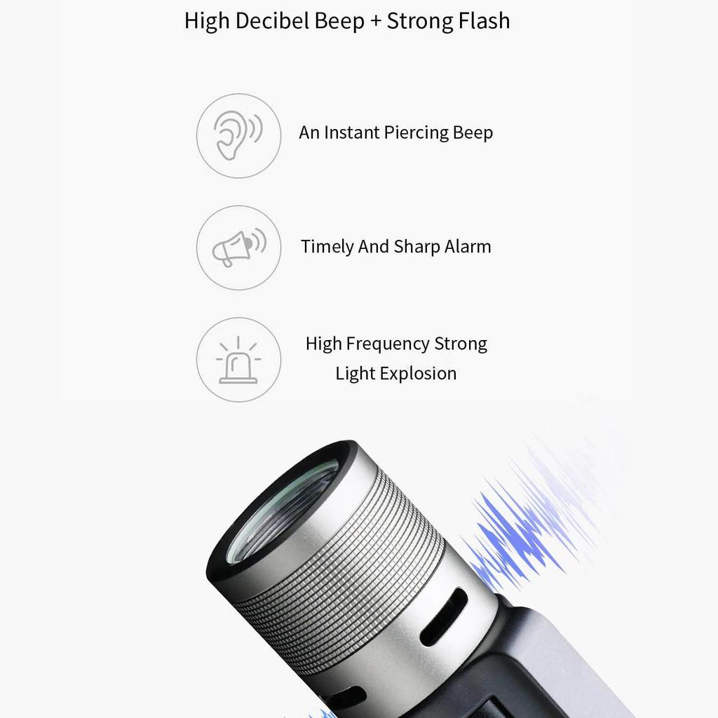 Xiaomi Фонарик NEXTOOL 6-в-1, 1000 лм, двойной светильник, масштабируемая сигнализация, USB-C, перезаряжаемый мобильный аккумулятор, электрический фонарик для кемпинга