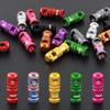 6Pcs Bike Presta Valve Stem Caps with Valve Core Removal Function Bike Presta Valve Air Dust Stem Covers for MTB Road Bicycle