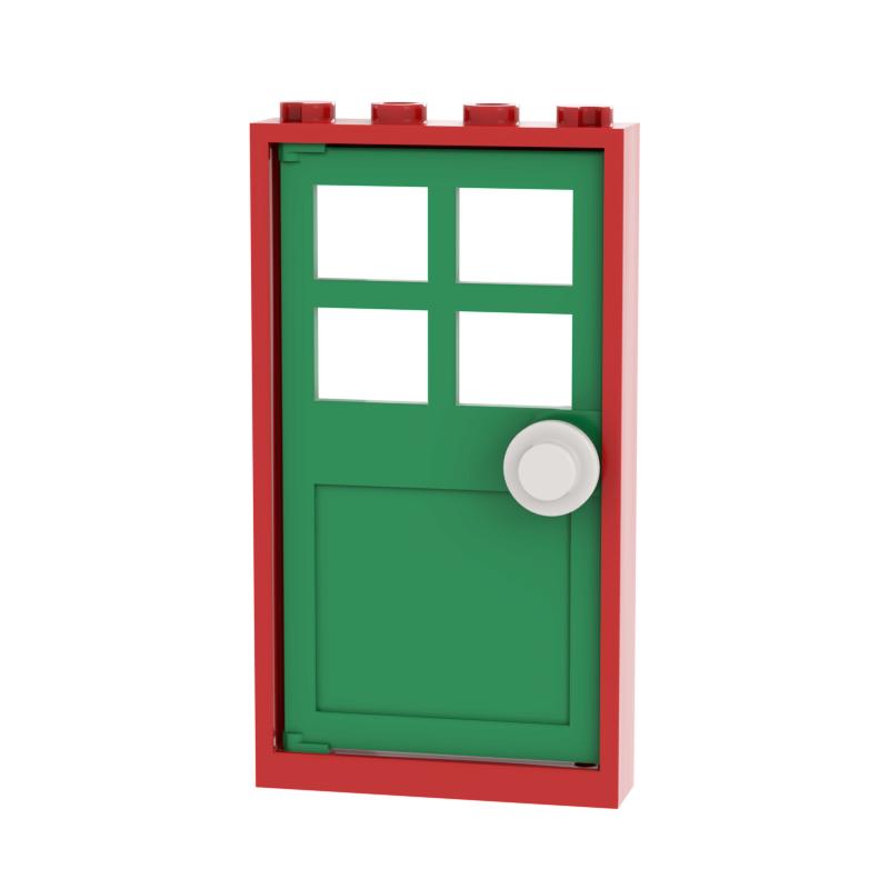 Дверные Оконные Строительные Блоки Совместимые с Крупными Брендами Детские Игрушки 60596 60623 6141 Раннее Обучение MOC Образовательные Подарки