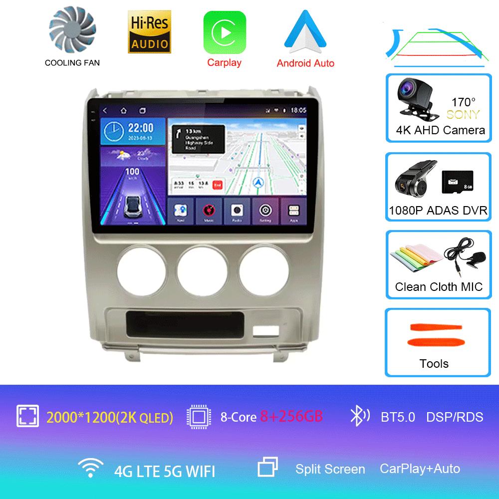 Android 14 Для Mitsubishi Delica D5 2007 - 2009 RHD Автомагнитола Стерео Головное устройство медиаплеер GPS-навигация Не 2din DVD