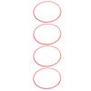 4Pcs Wheel Rim Protector Aluminum Alloy Scratch Resistant Car Rims Protection Decorative Ring for 19 Inch Hub Red
