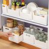Ящик для хранения, универсальный кухонный органайзер, компактный контейнер для хранения косметических канцелярских принадлежностей, контейнер для дома