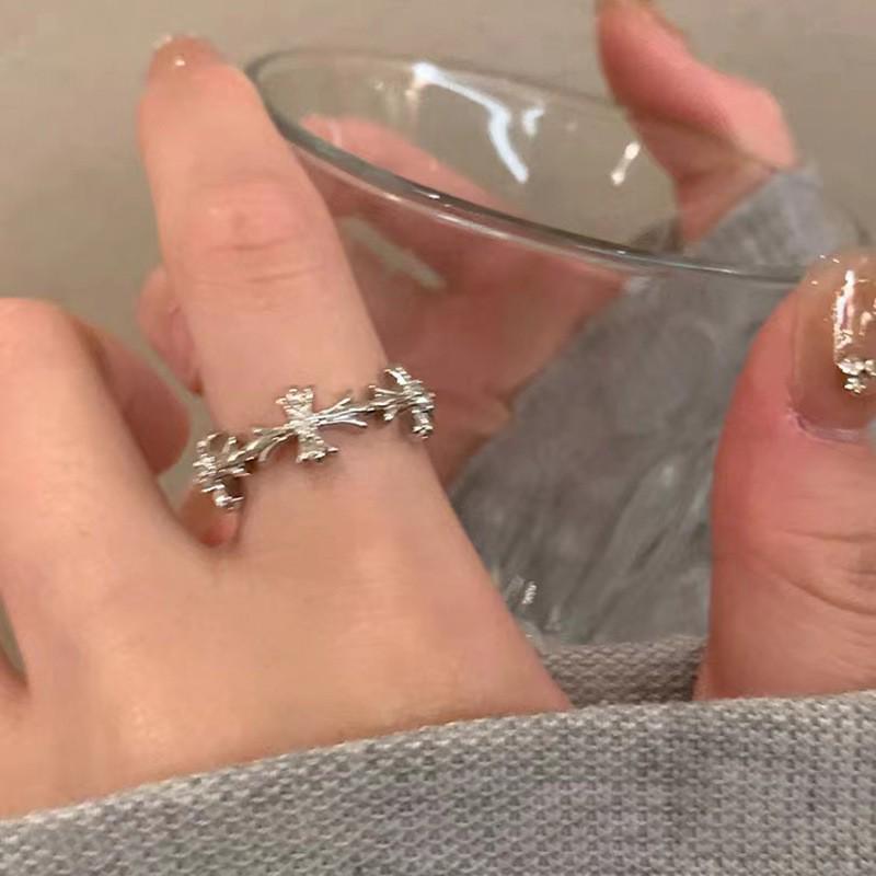 Персонализированное женское кольцо из розового сплава — элитное, легкое, роскошное, текстурированное, нестандартное отверстие, модные ювелирные изделия.