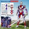 Золотая Ultimate Zero Mecha шарнирная кукла - Модель Сияющее Сияние Игрушка для мальчиков Подарок