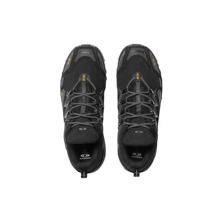 SALOMON ACS+ OG CSWP черные золотисто-желтые мужские кроссовки с магнитом L47307800