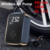 150PSI Auto Pump Portable Air Compressor Car Digital Air Compressor Motorcycle Bike Pump Wireless/Plug-in Pump Electric Inflator
