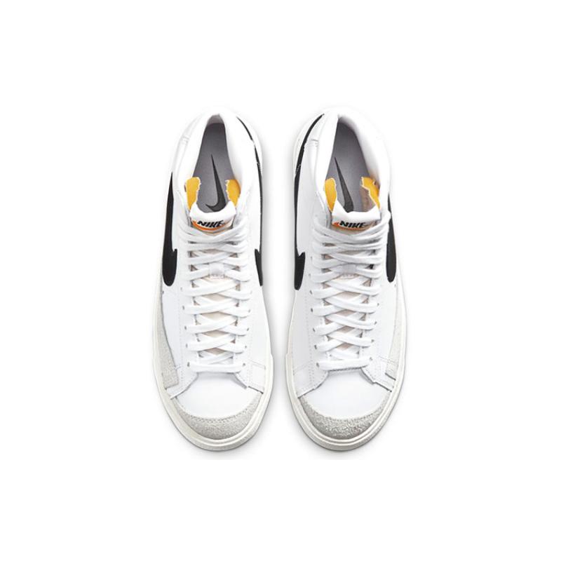Nike Blazer Mid 77 Vintage 'White Black' Women's Sneakers Skateboard Shoes CZ1055-100