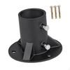 Chain Link Fence Pole Floor Flange , Practical, Sturdy for Mailbox Post Mount