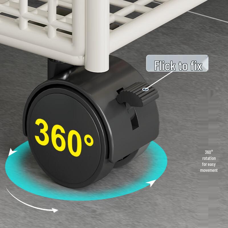 DM Rolling Kitchen Storage Rack