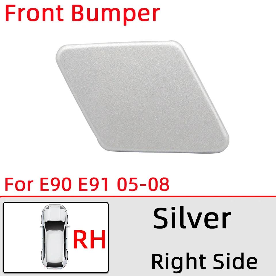 Headlamp Washer Nozzle Cover For BMW 320 325 328 330 335 E90 E91 LCI 2005-2008 2009-2012 Car Headlight Water Spray Lid Painted