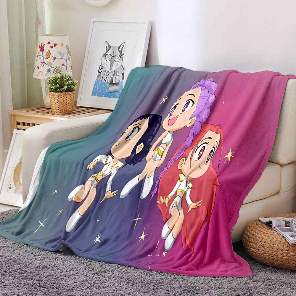 1pc hunter x (6) Blanket Soft Warm Throw for Home, Office, Travel All Season Cozy Bedding Gift, Office Cozy AccessoryB06