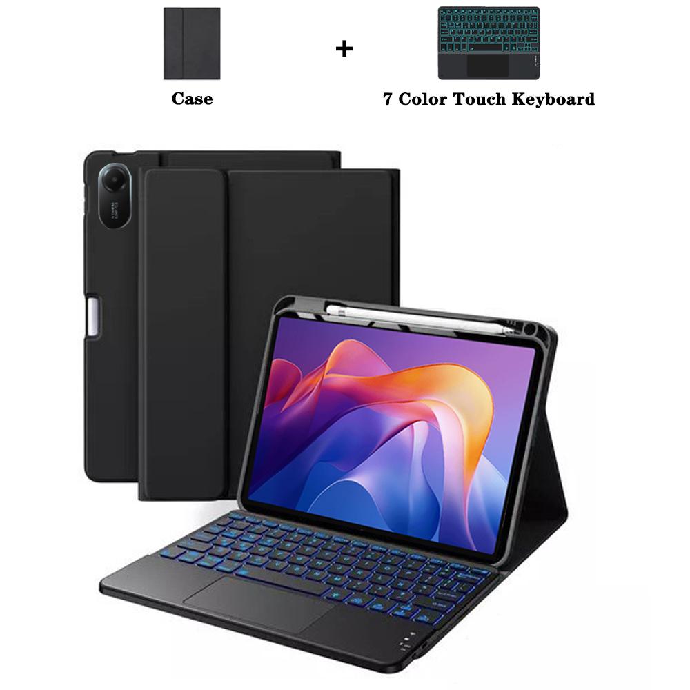 Чехол для Redmi Pad 2 11 дюймов, Съемный чехол-клавиатура Bluetooth для Redmi Pad 2 11 дюймов с отсеком для стилуса