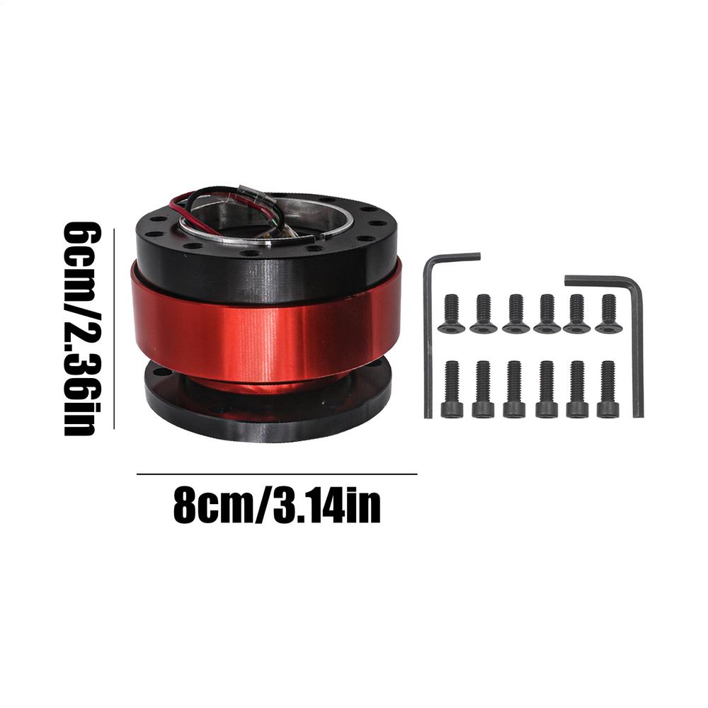 Быстросъемный ступичный адаптер для рулевого колеса, гоночный руль, быстросъемный адаптер, съемный компактный адаптер, регулируемая замена для