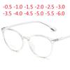 Рецептурные очки для близорукости, оправа «кошачий глаз», женские оптические очки для близорукости, -0.5 -1.0 -1.5 -2.0 до -6.0
