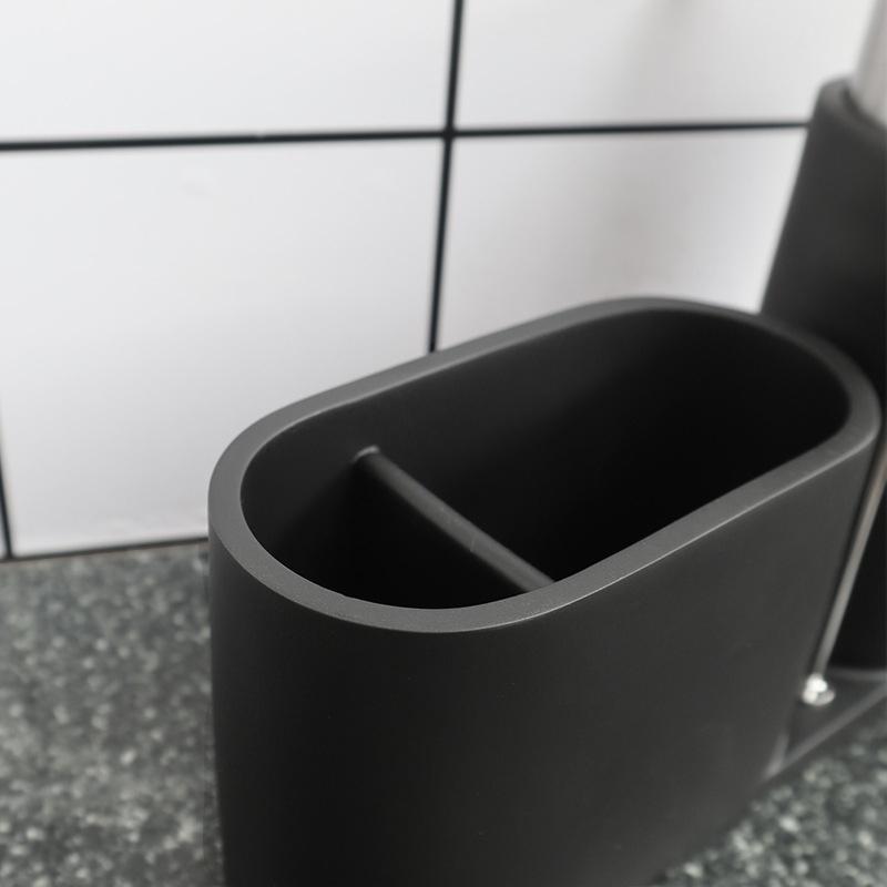 4 шт. Набор для чистки кухонной раковины, дозатор мыла, стальной шарик, держатель для хранения тряпок для организации кухни