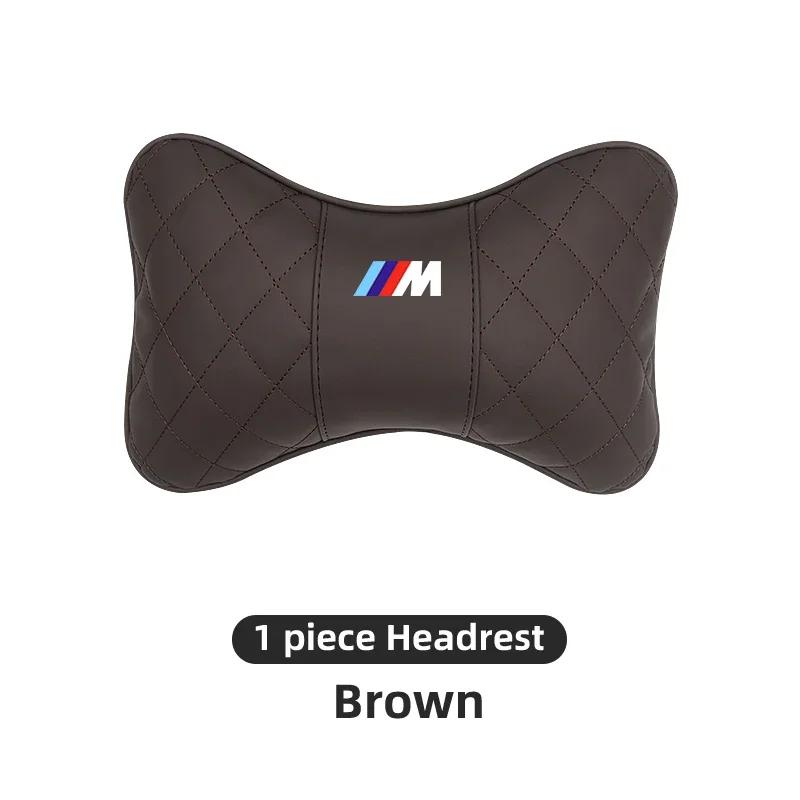 BWQ1 Car Sticker Hot 2026 For BMW Car Logo Headrest Neck Cushion Lumbar Support Memory Foam Pillow For BMW M X1 X3 X5 X6 X7 E30 E90 M
