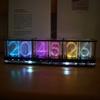 Имитация полноцветного RGB светящегося трубчатого clock LED музыкального спектра DIY наборы Декорация Подарок Ночник Освещение атмосферы