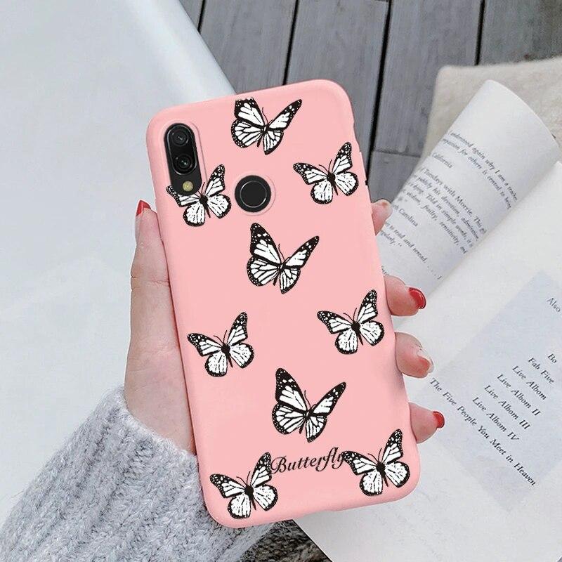 Redmi Note 7 Pro 7S Funda Rainbow Heart Vintage Flowers Leaves Чехол для телефона Мягкий силиконовый чехол-бампер для Xiaomi Redmi Note 7 Противоударная защитная сумка