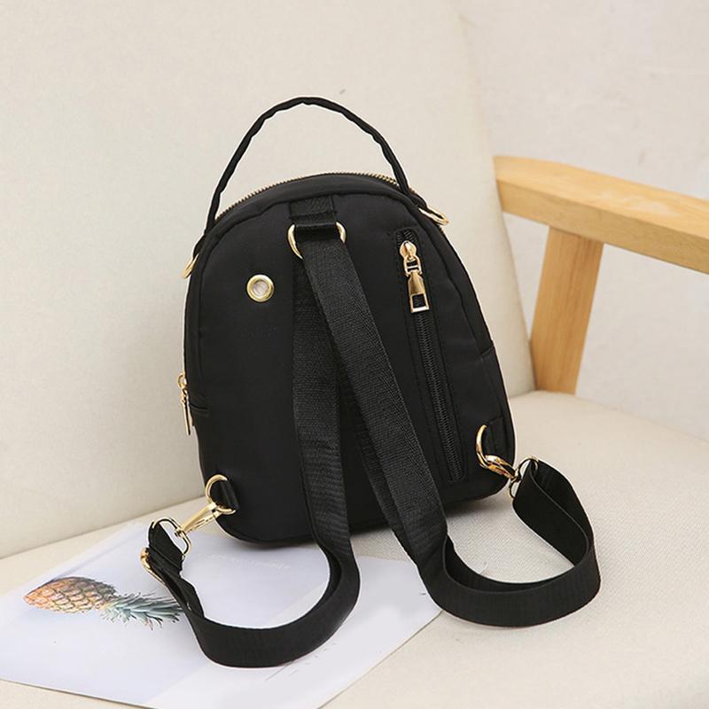 Three-purpose Ladies Shoulder Multi-Purpose Mini Small Backpack Oxford Cloth Messenger Bag