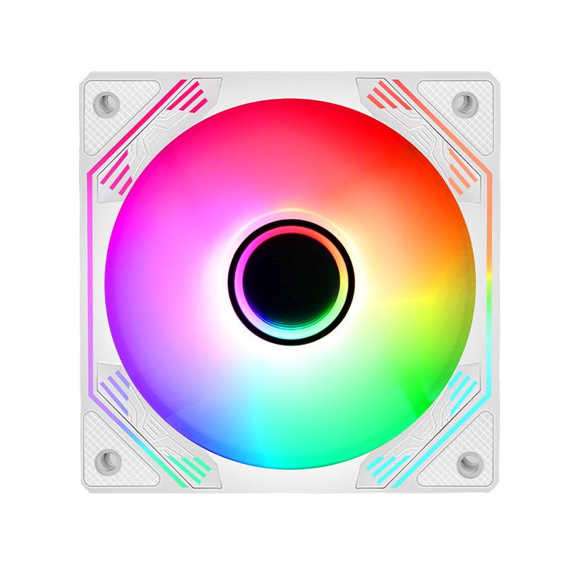 Бесшумный светодиодный 120-мм 4-контактный вентилятор для охлаждения корпуса