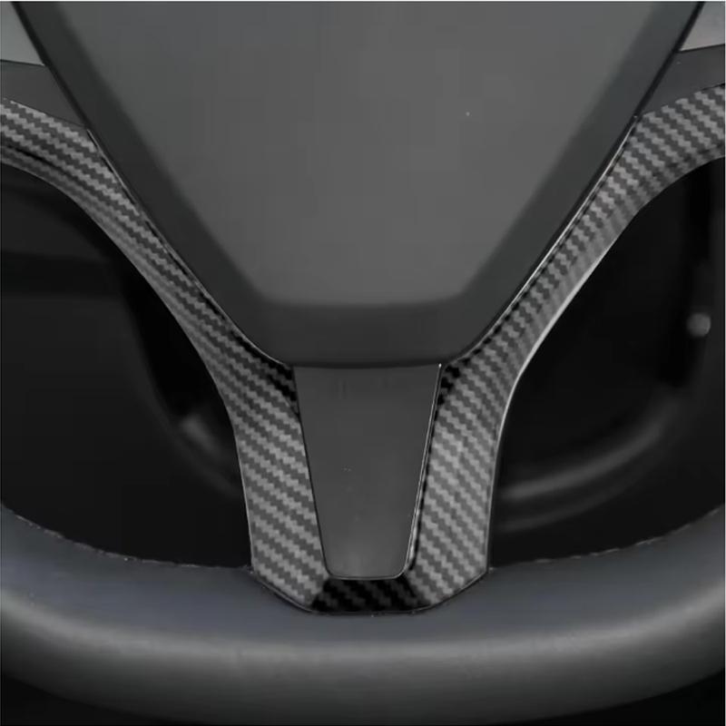 ABS Car Steering Wheel Frame Sticker Trim Cover For Tesla Model S Model X Inner Steering Wheel Decoration Accessories