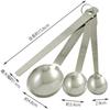 KAI Wellness Measuring Spoon Stainless Made in DH6508 Set, Steel, Japan,