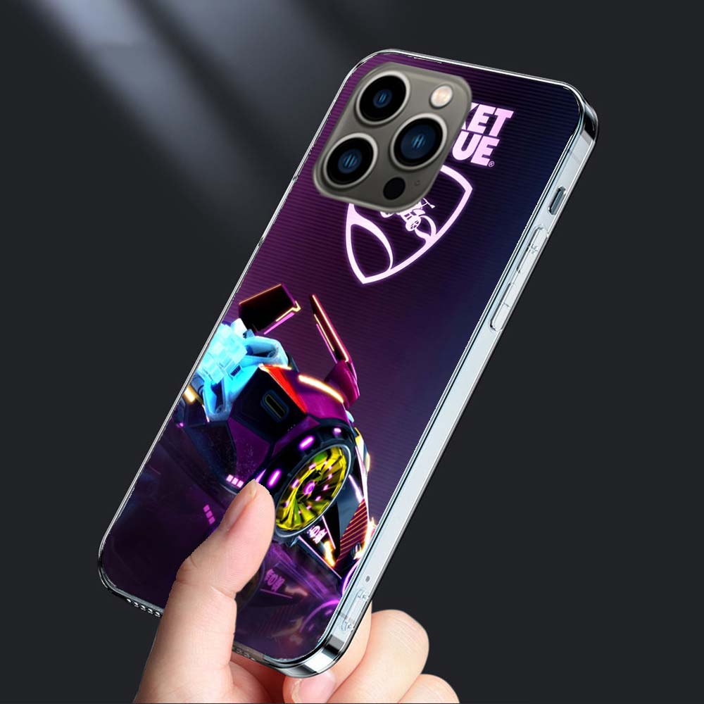 R-Rocket L-League Игровой Чехол для Телефона Для Iphone 16E 15 Pro 14 Plus 17E 16 17 Pro Max Air 11 12 13 Mini Ударопрочный Capa Милый Cove