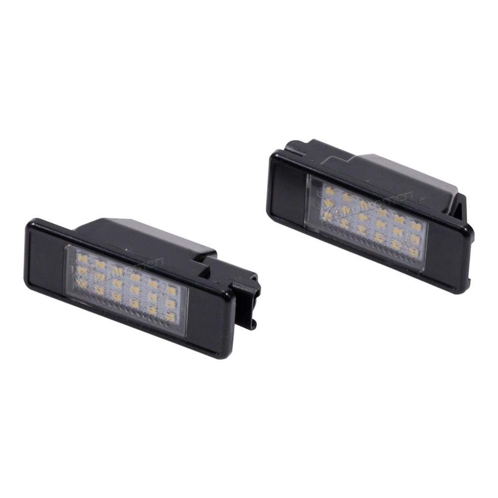 For Peugeot 106 1007 207 307 308 406 407 508 607 For Citroen Berlingo C2 C3 C4 C5 C6 C8 license plate light License Number lamp
