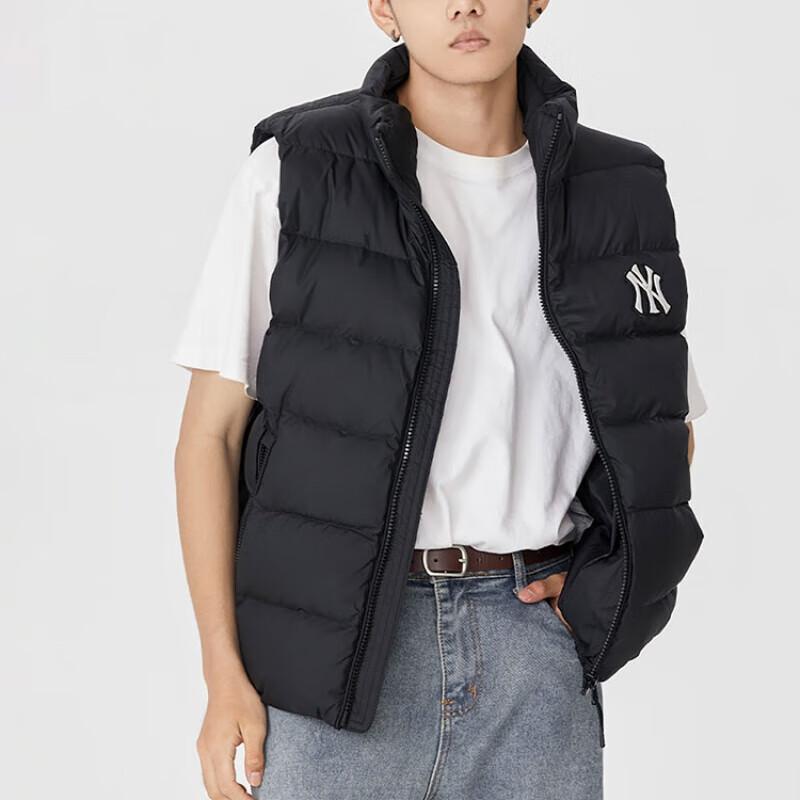 New MLB Down Vest Unisex Black 3ADVB0226