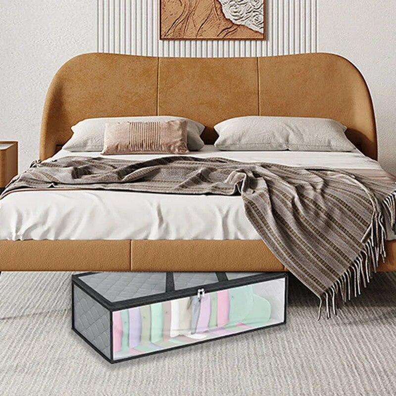 Органайзер для гардероба, ящик для хранения одежды, водостойкий ящик для хранения одежды под кроватью, большая вместительная пыленепроницаемая сумка для хранения, экономия места