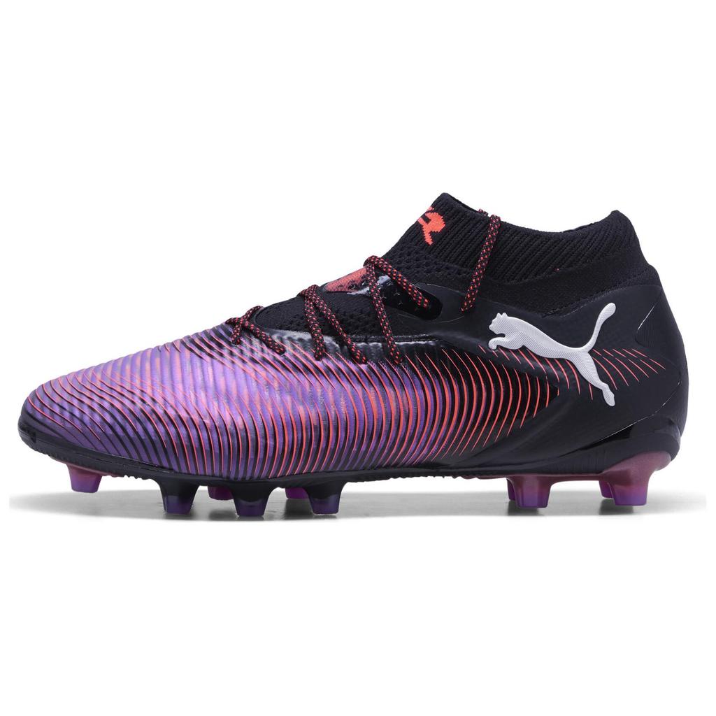 Puma Future 8 Ultimate Soft Comfortable Soccer Shoes Unisex Soccer Shoes Black White Red 108189-01