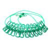 Portable Clothesline With 12 Clothespins, Windproof Travel Clothesline Stretchy Retractable Elastic Laundry Clothes Line