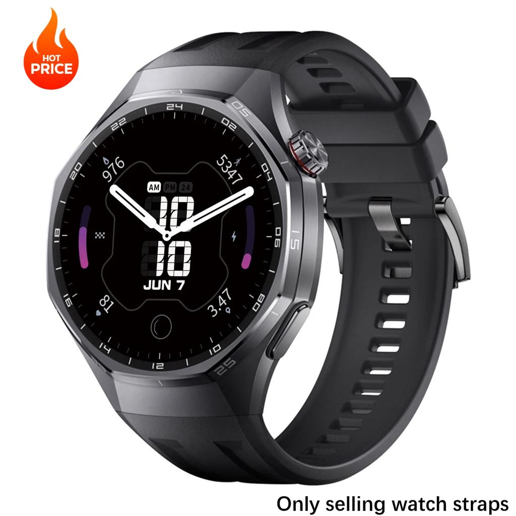 Силиконовый ремешок без зазоров для Huawei Watch GT6 Pro 46 мм Официальный Мягкий Регулируемый Спортивный ремешок для GT6Pro 46 мм Ремешок с Быстросъемным креплением