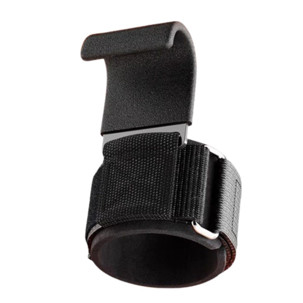 1 шт./пара Нескользящие вспомогательные силовые напульсники с крюками для подтягиваний, стальные крюки, ремешок, тренажерный зал