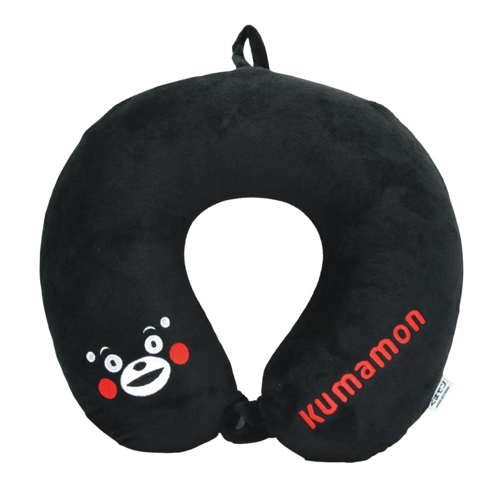 Yamani Kumamon Neck H27 x x KK2400003 Pillow, Approx. W28.5 D10cm,