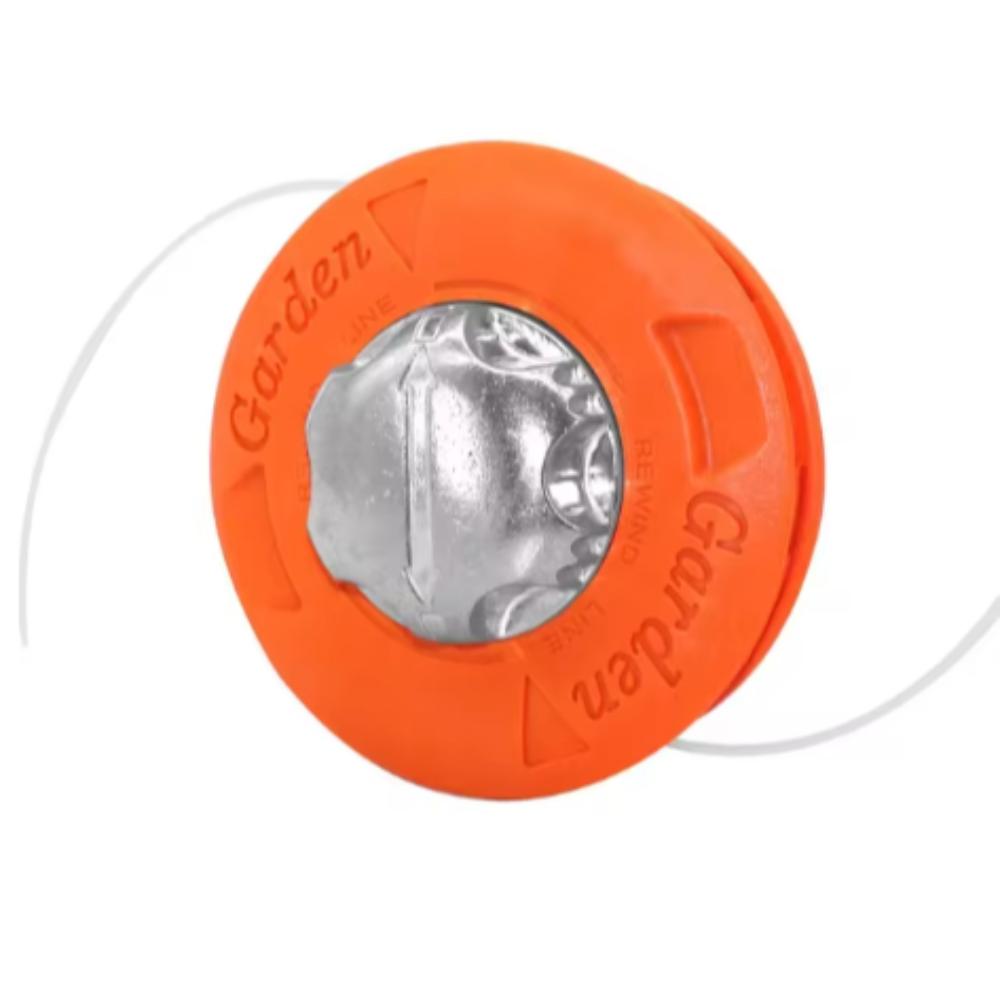 Головка триммера для травы M10, алюминиевая косилка, ударная катушка, прочная головка для газонокосилки, аксессуары для кусторезов