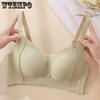 Women's Thin and Breathable Underwire Bra with No Steel Ring Gathered Bra and Anti Sagging Accessory Bra Plus Size Bra