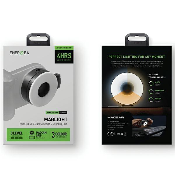 Energea Portable LED Lamp MagearMagLight Black/MagSafe PG-MGLT-BLK