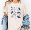 Футболка Space Cats Comfort Colors®, Смешная футболка с кошкой, Ретро оверсайз футболка, Эстетичная графическая ретро-винтажная футболка, Подарок любителю кошек, Футболка с кошкой