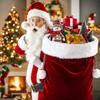 Christmas Decorative Backpack Drawstring Large Christmas Bag, Santa Claus Gift Bag, Christmas Decorative Gift Bag