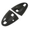 4pcs Carbon Fiber Style Car Exterior Door Handle Bowl Cover Trim Replacement for Smart Fortwo W451