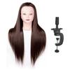 Wig Holder Hairstyle Manikin Head Synthetic Clamp Wig Stand  Desk Table Clamp
