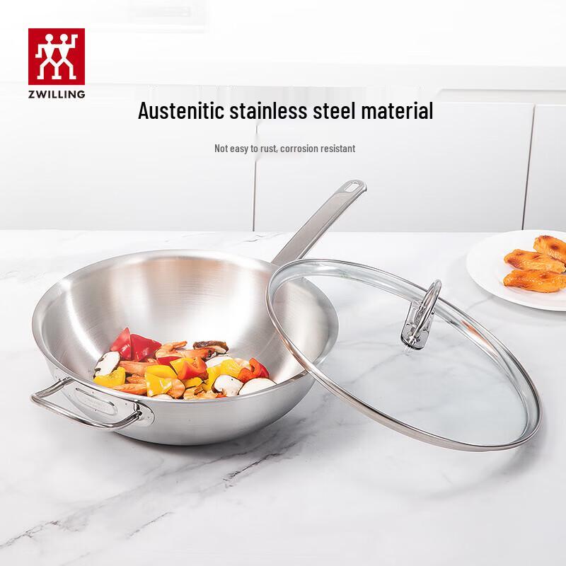 Zwilling Премиум Вок из Нержавеющей Стали 30см