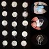 100Pcs Self-Adhesive Utility Hooks Mark-Free Wall Hooks  Wedding Decorations